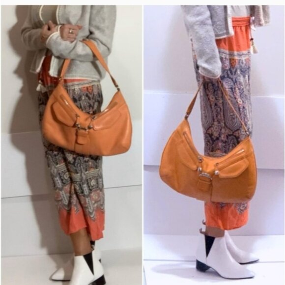 Cole Haan Orange Shoulder Bag - Picture 2 of 7
